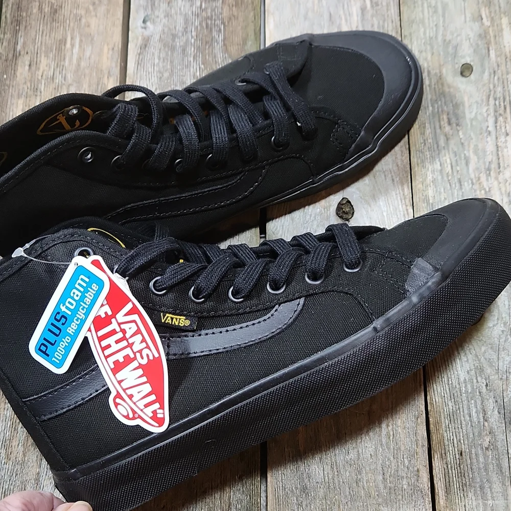 Vans Rare Black Ball HI SF Captain Fin Black/Black M7 VN-61_5